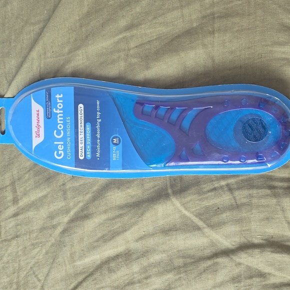 Walgreens Men's Gel Comfort Cushion Insoles, Size 7-13, 1.0 pr - Picture 3 of 13